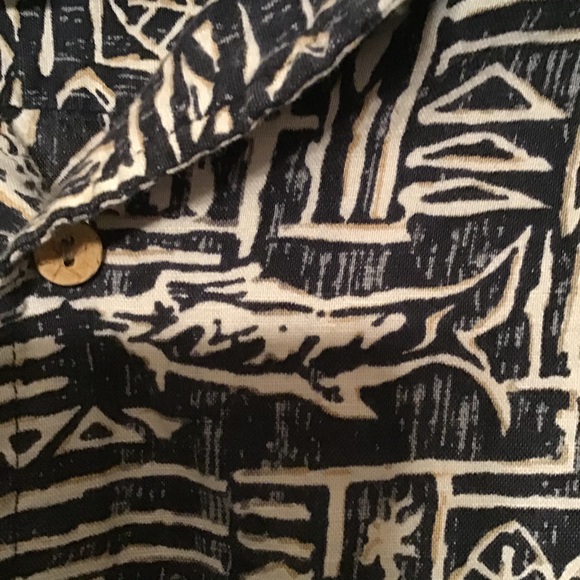 EDDIE BAUER Marlin Print Shirt Size XL - Picture 4 of 7